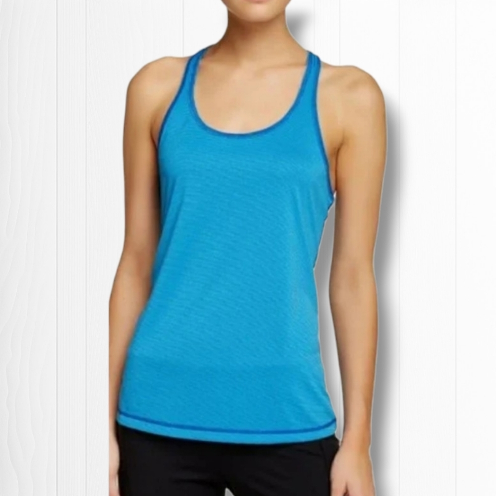 Zello Women's Blue Athletic Racer Back Tank Top Size XS